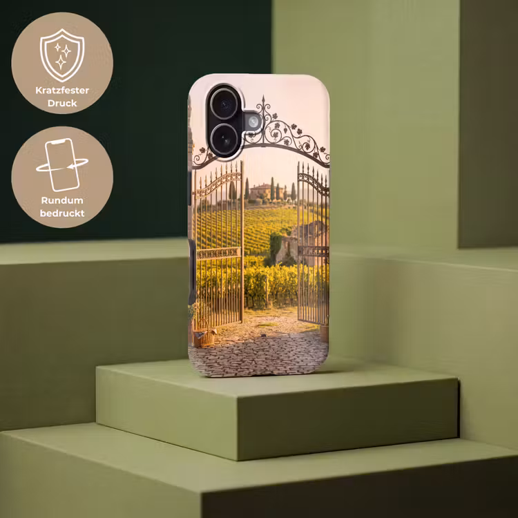 Poort - Landschap - Platteland - Zonlicht - Warm Toughcase MagSafe Apple iPhone 17 klein -USP_PrintM_DE