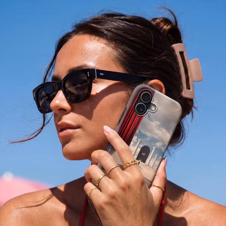 Handyhülle Toughcase - Traum – Wüste – Auge - Droom - Woestijn - Oog Toughcase MagSafe Apple iPhone 17 klein