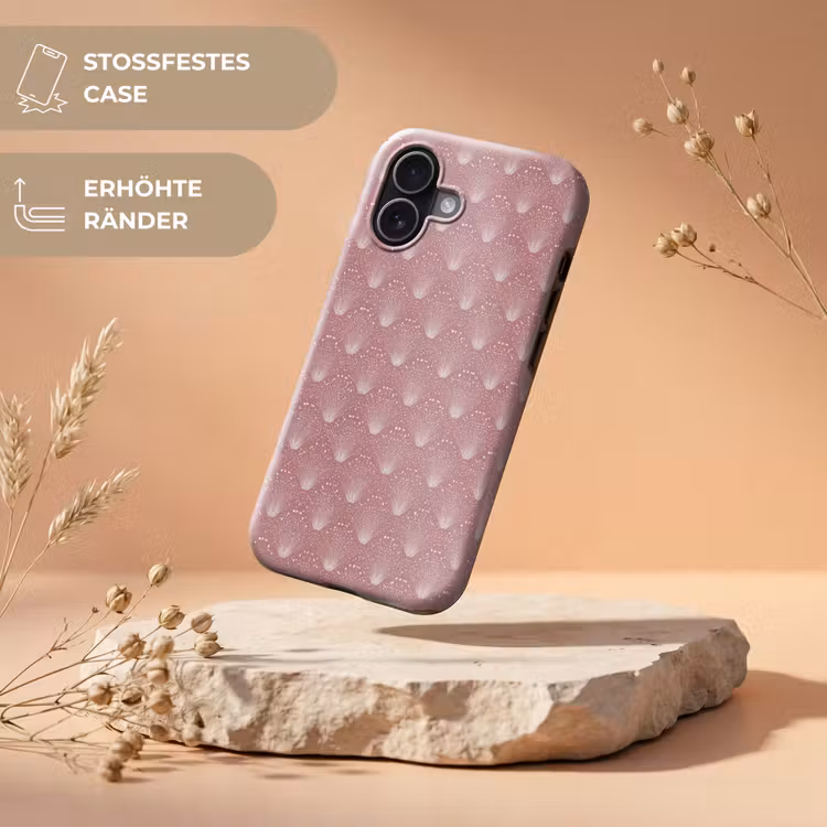 Trendy - Patroon - Roze Toughcase MagSafe Apple iPhone 17 klein 1017 -USP_RandenV_DE