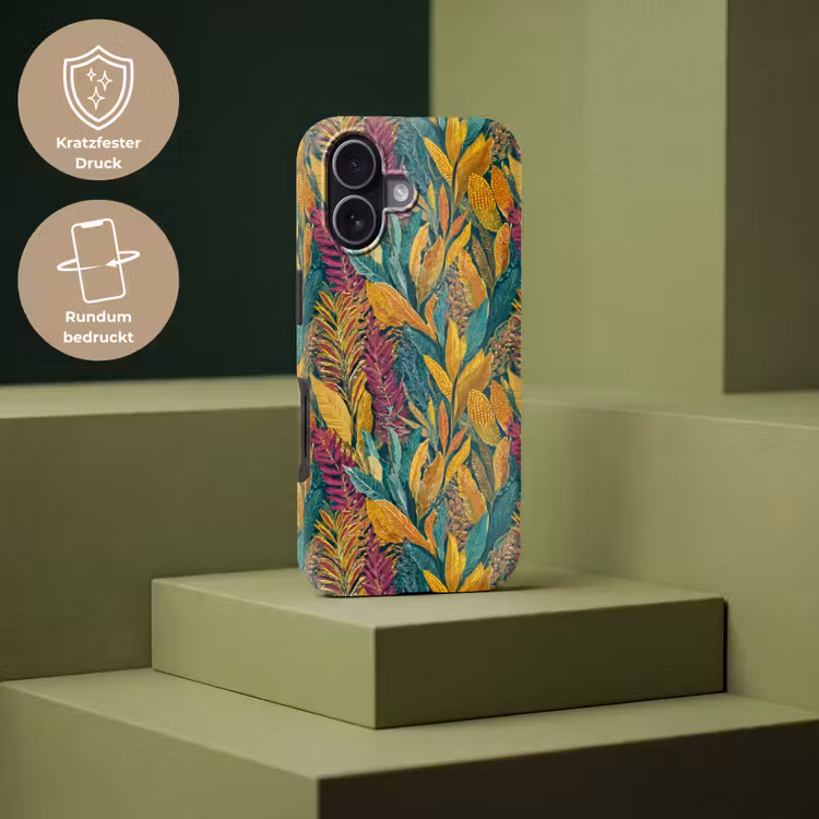 Tropische - Botanisch - Patroon - Kleurrijk - Exotisch Toughcase MagSafe Apple iPhone 17 klein 1017 -USP_PrintM_DE