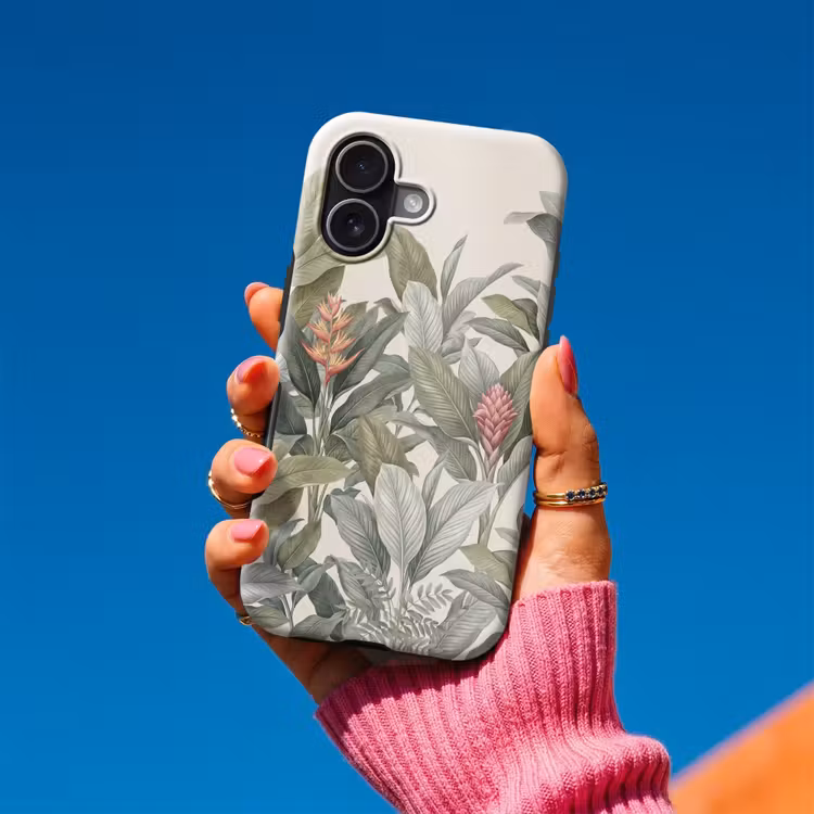 Tropisch - Planten - Modern - Groen Toughcase MagSafe Apple iPhone 17 klein -Sfeer1V