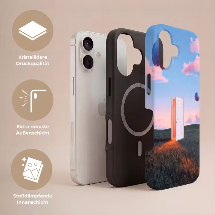 Handyhülle Toughcase - Tür – Fantasie – Raum - Deur - Fantasie - Ruimte Toughcase MagSafe Apple iPhone 17 klein