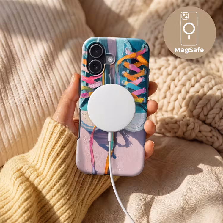 Sneakers - Veters - Kleurrijk - Schaduw Toughcase MagSafe Apple iPhone 17 klein -USP_MagsafeV