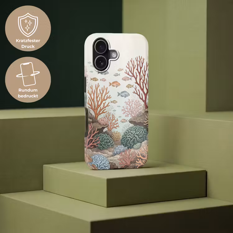 Onderwater - Koraal - Vis - Natuur Toughcase MagSafe Apple iPhone 17 klein -USP_PrintM_DE