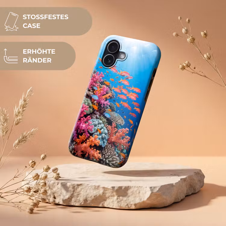 Onderwater - Koraalrif - Vissen - Oceaan - Natuur Toughcase MagSafe Apple iPhone 17 klein -USP_RandenV_DE