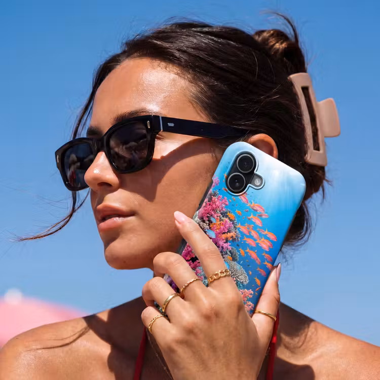 Onderwater - Koraalrif - Vissen - Oceaan - Natuur Toughcase MagSafe Apple iPhone 17 klein -Sfeer2V
