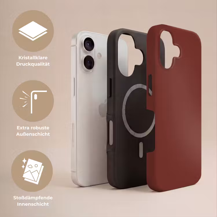 Valentine - Velvet - Rood Toughcase MagSafe Apple iPhone 17 klein 1017 -USP_Lagen_DE