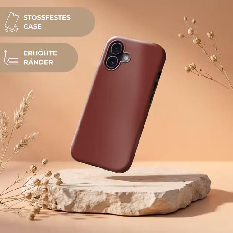 Valentine - Velvet - Rood Toughcase MagSafe Apple iPhone 17 klein 1017 -USP_RandenV_DE