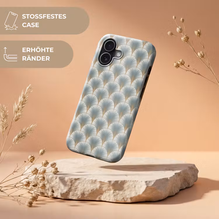 Waaier - Klassiek - Blauw Toughcase MagSafe Apple iPhone 17 klein 1017 -USP_RandenV_DE