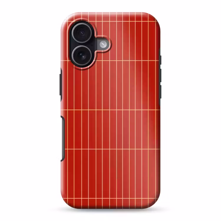 Verticaal - Wandtegel - Helderrood Toughcase MagSafe Apple iPhone 17 klein 1017 -3d