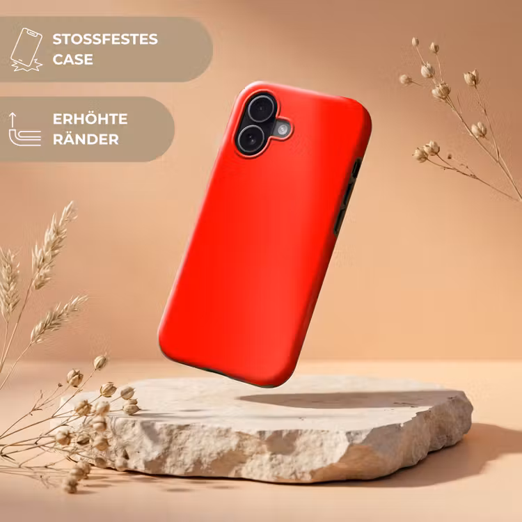Vibrant - Vermilion - Rood Toughcase MagSafe Apple iPhone 17 klein 1017 -USP_RandenV_DE