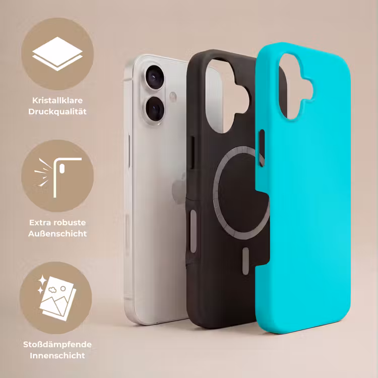 Vivid - Aquamarine - Turkoois Toughcase MagSafe Apple iPhone 17 klein 1017 -USP_Lagen_DE