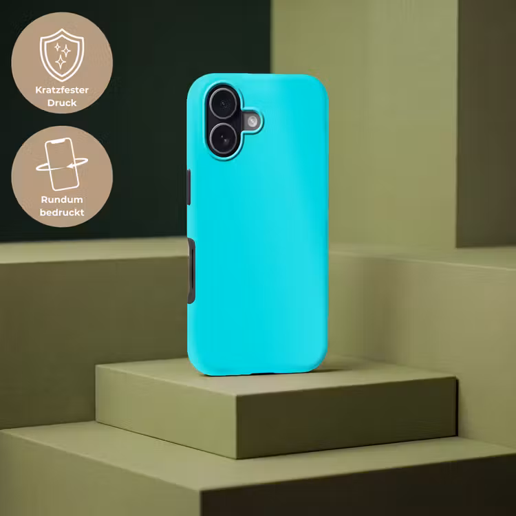 Vivid - Aquamarine - Turkoois Toughcase MagSafe Apple iPhone 17 klein 1017 -USP_PrintM_DE