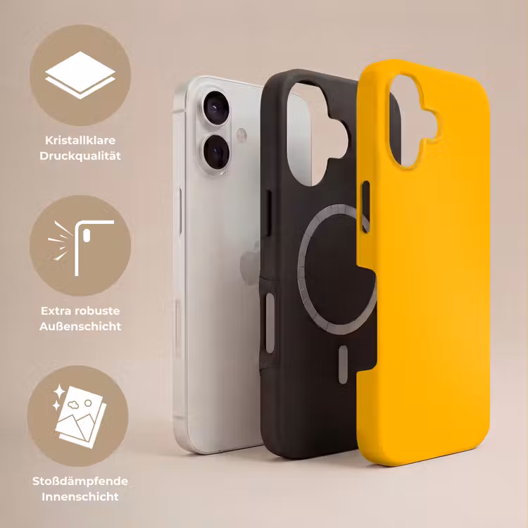 Vivid - Amber - Geel Toughcase MagSafe Apple iPhone 17 klein 1017 -USP_Lagen_DE