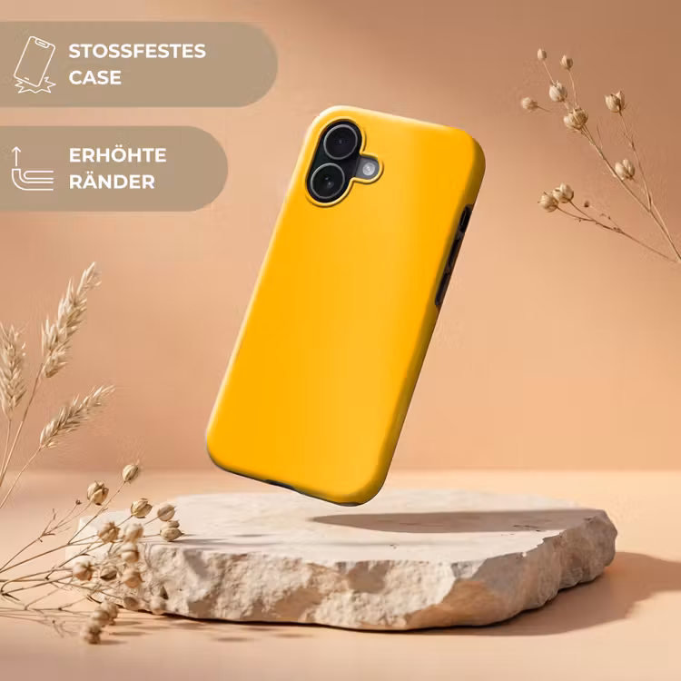 Vivid - Amber - Geel Toughcase MagSafe Apple iPhone 17 klein 1017 -USP_RandenV_DE