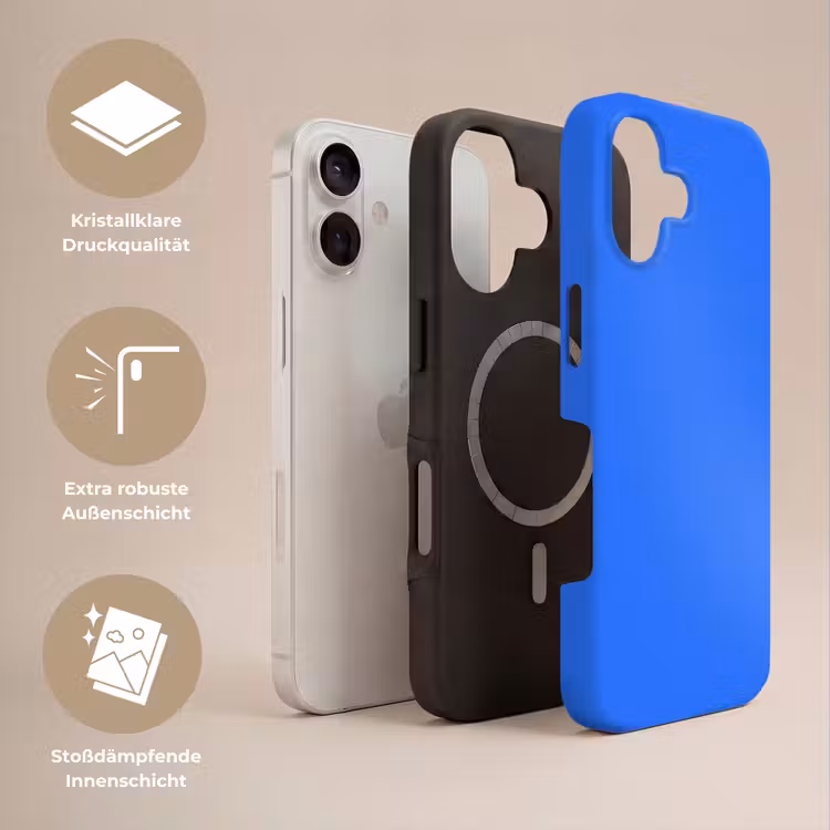 Vivid - Cobalt - Blauw Toughcase MagSafe Apple iPhone 17 klein 1017 -USP_Lagen_DE