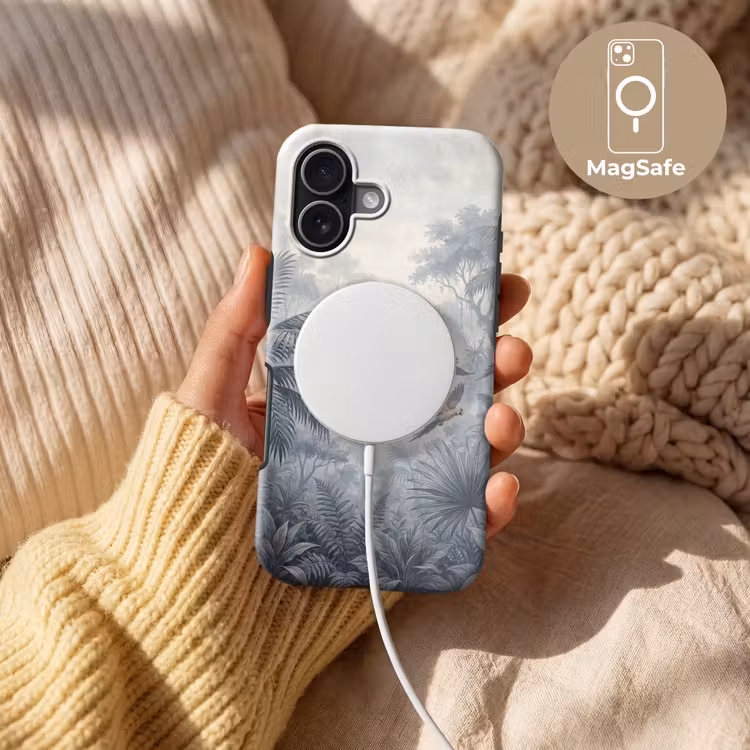 Vogel - Vliegend - Jungle - Vintage - Dieren Toughcase MagSafe Apple iPhone 17 klein -USP_MagsafeV
