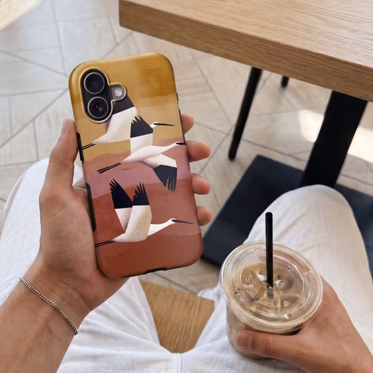 Vogels - Snavel - Abstract Toughcase MagSafe Apple iPhone 17 klein -Sfeer1M