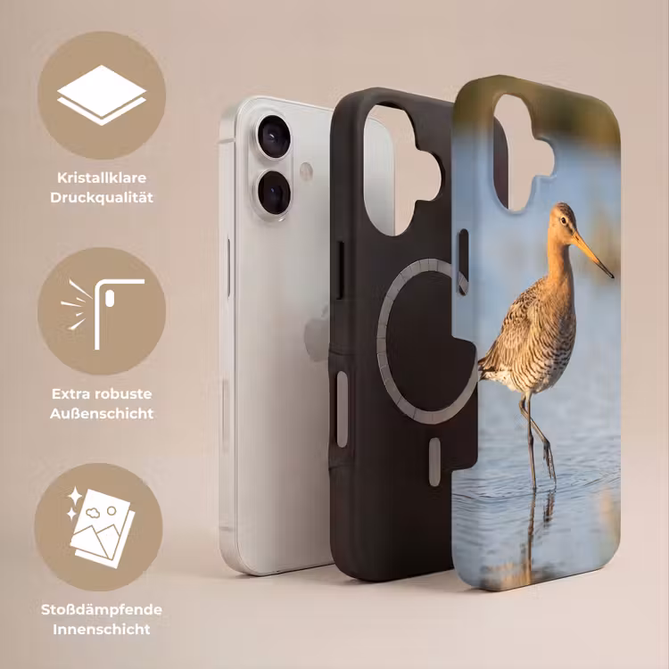 Vogel - Steltloper - Water - Natuur Toughcase MagSafe Apple iPhone 17 klein -USP_Lagen_DE