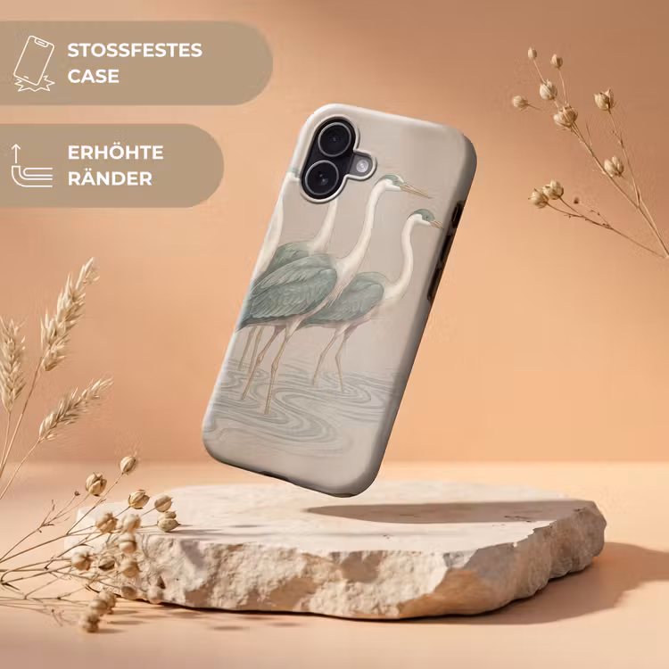 Vogel - Water - Natuur - Vintage Toughcase MagSafe Apple iPhone 17 klein -USP_RandenV_DE