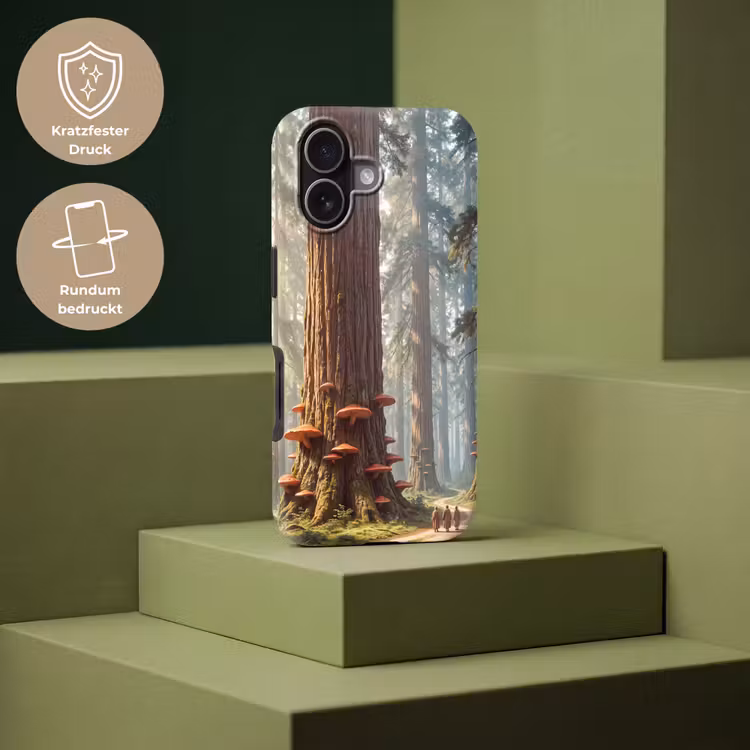 Handyhülle Toughcase - Wald – Bäume – Natur - Bos - Bomen - Natuur Toughcase MagSafe Apple iPhone 17 klein