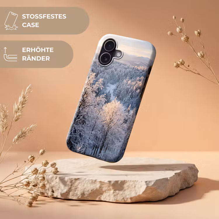 Bos - Bergen - Goud - Winter - Warm Toughcase MagSafe Apple iPhone 17 klein -USP_RandenV_DE