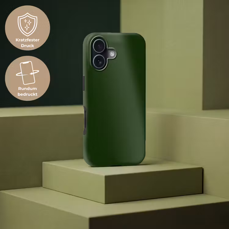 Forest - Green - Groen Toughcase MagSafe Apple iPhone 17 klein 1017 -USP_PrintM_DE