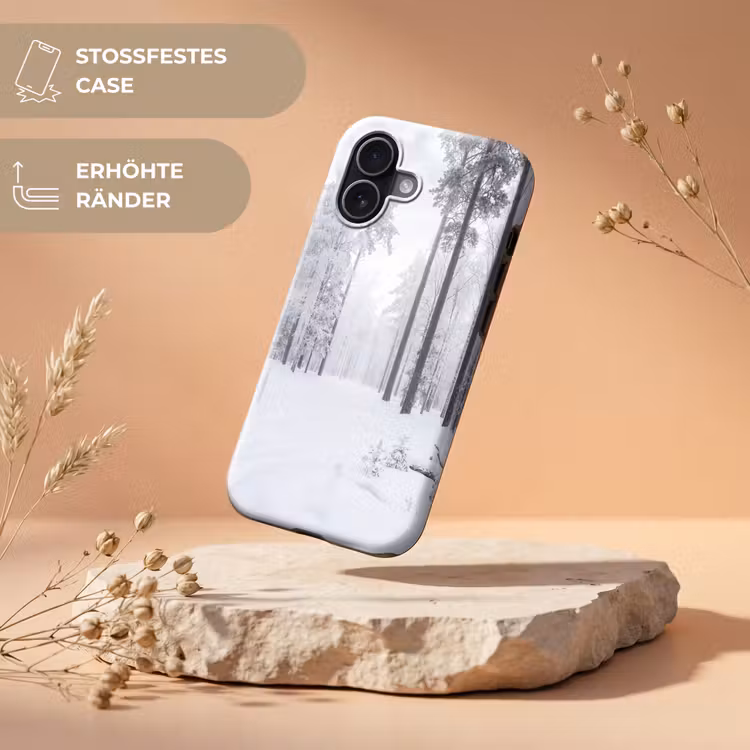 Bos - Sneeuw - Pad - Winter - Stilte Toughcase MagSafe Apple iPhone 17 klein -USP_RandenV_DE