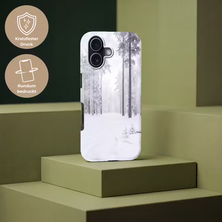 Bos - Sneeuw - Pad - Winter - Stilte Toughcase MagSafe Apple iPhone 17 klein -USP_PrintM_DE