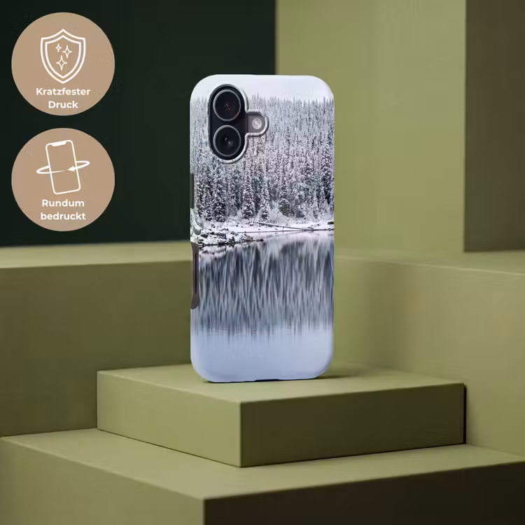 Bos - Reflectie - Meer - Winter - Serene Toughcase MagSafe Apple iPhone 17 klein -USP_PrintM_DE