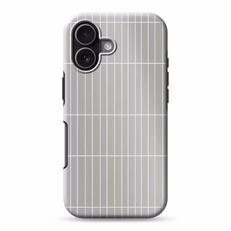 Wandtegel - Verticaal - Lichtgrijs Toughcase MagSafe Apple iPhone 17 klein 1017 -3d
