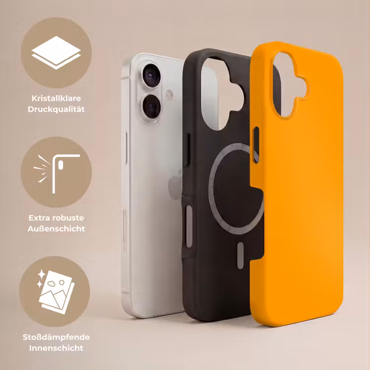 Warm - Ochre - Oranje Toughcase MagSafe Apple iPhone 17 klein 1017 -USP_Lagen_DE