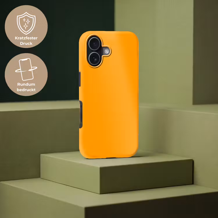 Warm - Ochre - Oranje Toughcase MagSafe Apple iPhone 17 klein 1017 -USP_PrintM_DE