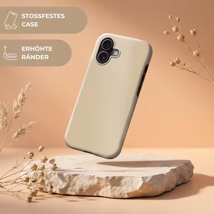 Warm - Sand - Nude Toughcase MagSafe Apple iPhone 17 klein 1017 -USP_RandenV_DE