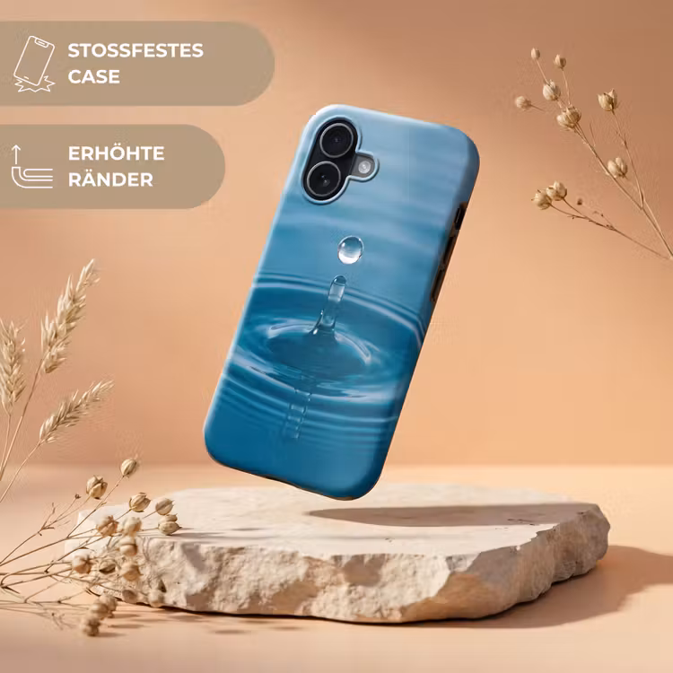 Waterdruppel - Water - Oppervlakte Toughcase MagSafe Apple iPhone 17 klein -USP_RandenV_DE