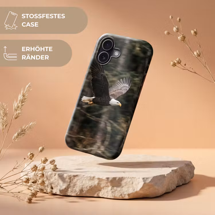 Zeearend - Vliegen - Bos - Natuur Toughcase MagSafe Apple iPhone 17 klein -USP_RandenV_DE