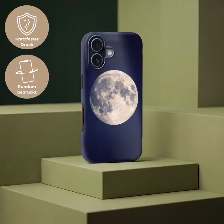 Ruimte - Maan - Kosmos Toughcase MagSafe Apple iPhone 17 klein -USP_PrintM_DE