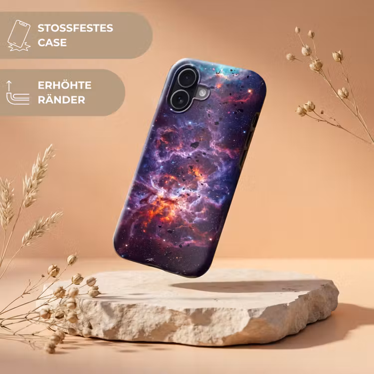 Space - Stars - Abstract - Colorful Toughcase MagSafe Apple iPhone 17 klein -USP_RandenV_DE