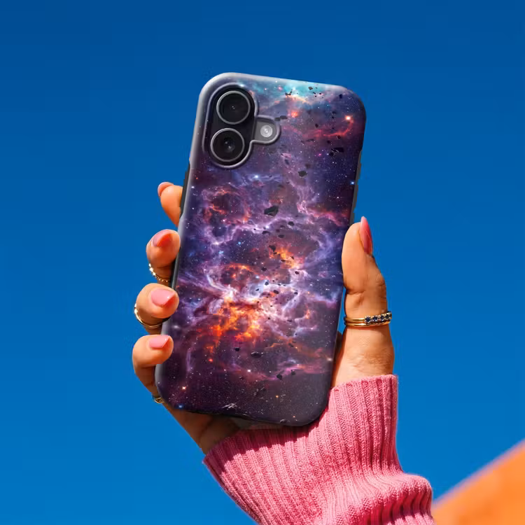 Space - Stars - Abstract - Colorful Toughcase MagSafe Apple iPhone 17 klein -Sfeer1V