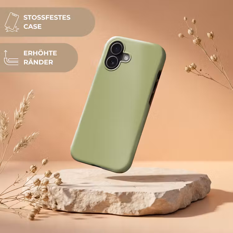 Whispering - Sage - Groen Toughcase MagSafe Apple iPhone 17 klein 1017 -USP_RandenV_DE