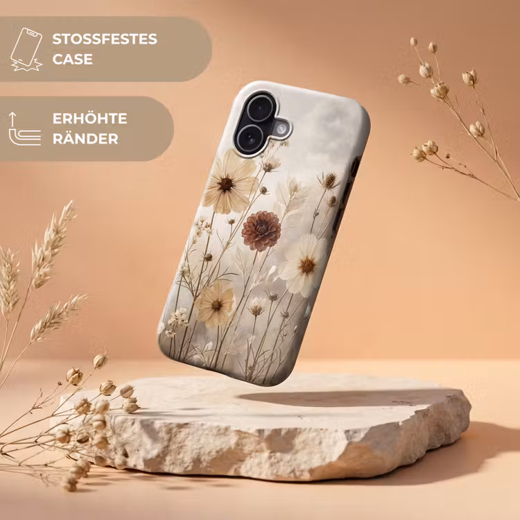 Wilde bloemen - Botanisch - Vintage - Natuur - Rustiek Toughcase MagSafe Apple iPhone 17 klein -USP_RandenV_DE