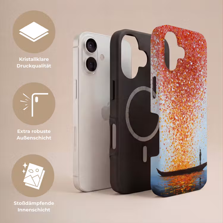 Wolk - Confetti - Boot - Wateroppervlakte Toughcase MagSafe Apple iPhone 17 klein -USP_Lagen_DE