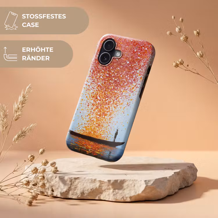Wolk - Confetti - Boot - Wateroppervlakte Toughcase MagSafe Apple iPhone 17 klein -USP_RandenV_DE