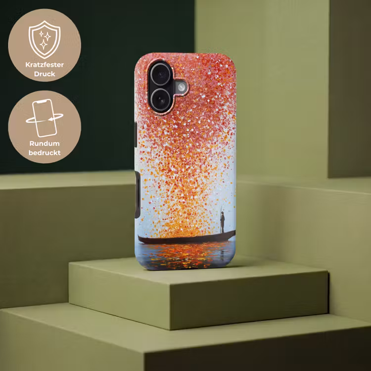 Wolk - Confetti - Boot - Wateroppervlakte Toughcase MagSafe Apple iPhone 17 klein -USP_PrintM_DE