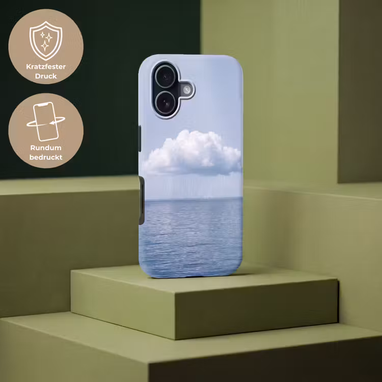 Handyhülle Toughcase - Wolke – Regen – Natur - Wolk - Regen - Natuur Toughcase MagSafe Apple iPhone 17 klein