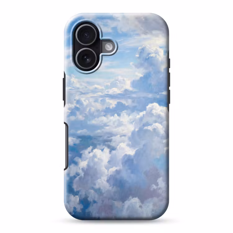 Wolken - Lucht - Natuur - Abstract - Blauw Toughcase MagSafe Apple iPhone 17 klein -3d