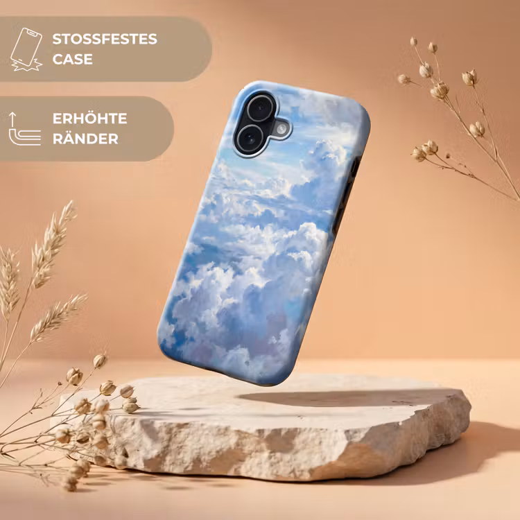 Wolken - Lucht - Natuur - Abstract - Blauw Toughcase MagSafe Apple iPhone 17 klein -USP_RandenV_DE