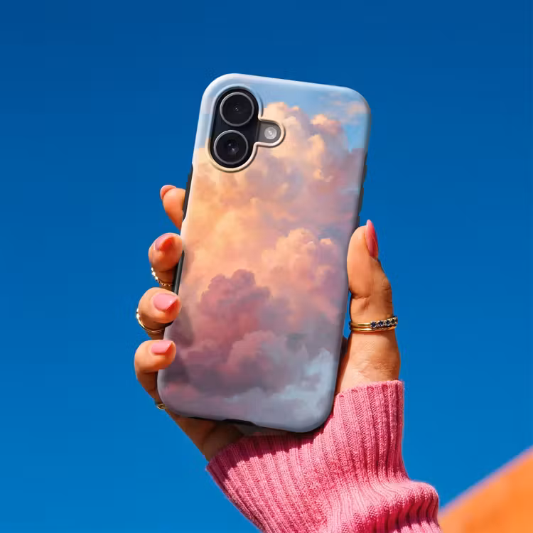 Wolken - Lucht - Natuur - Abstract - Kleurrijk Toughcase MagSafe Apple iPhone 17 klein -Sfeer1V