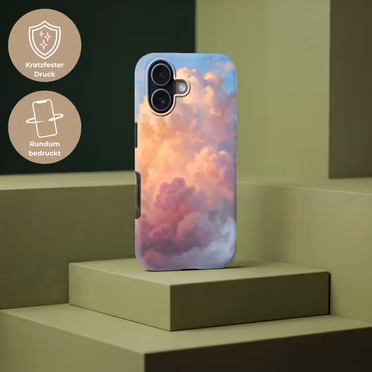 Wolken - Lucht - Natuur - Abstract - Kleurrijk Toughcase MagSafe Apple iPhone 17 klein -USP_PrintM_DE