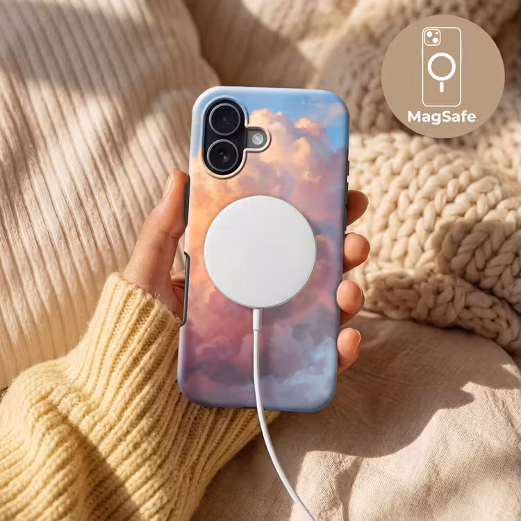 Wolken - Lucht - Natuur - Abstract - Kleurrijk Toughcase MagSafe Apple iPhone 17 klein -USP_MagsafeV
